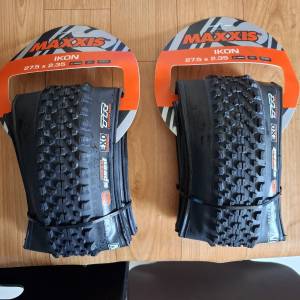 全新MAXXIS IKON 27.5 x 2.35
3C EXO TR 黑色 ( 兩條 ）