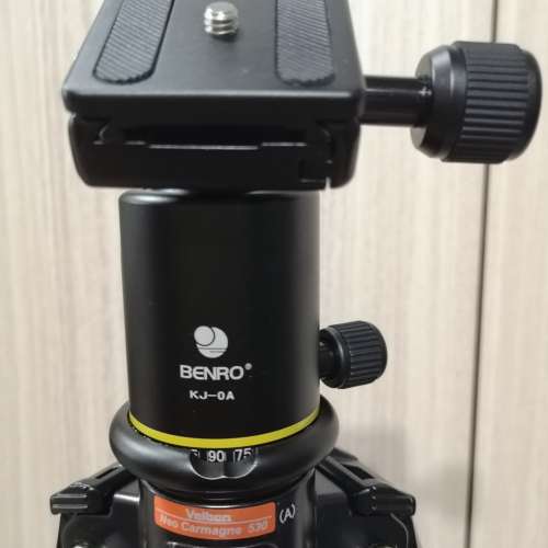 VELBON Neo Carmagne 530A 碳纖維三腳架 + Benro KJ-0A 球形雲台