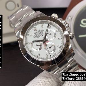 Rolex daytona 116520 40mm 白鋼迪 計時