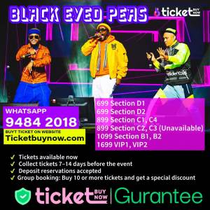 🔥 Order Now – Black Eyed Peas Live in Macao! 🔥