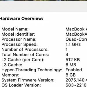 MacBook Air 13"  2020