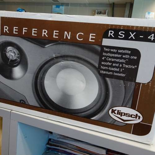 停產100% New Klipsch RSX-4 喇叭 (未開過)