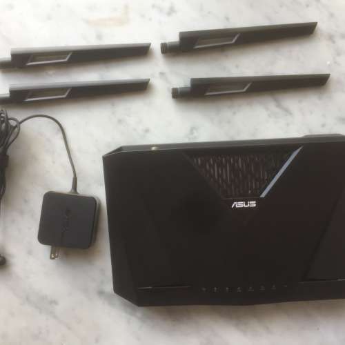 $250 100% Work ASUS AC2600 dual band gigabit router 雙核三頻 Gigabit無線 路由...