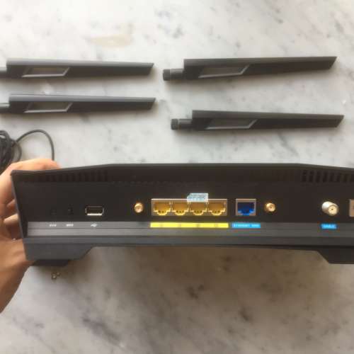 $250 100% Work ASUS AC2600 dual band gigabit router 雙核三頻 Gigabit無線 路由...