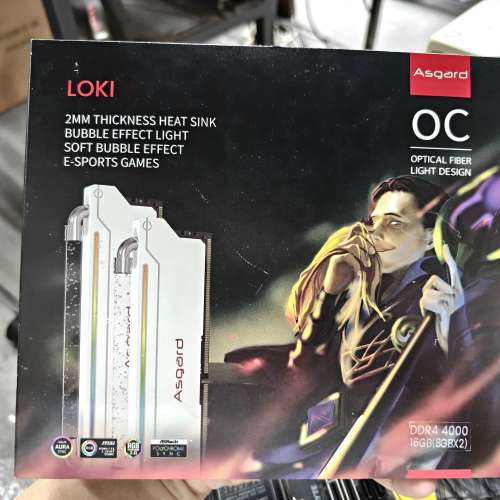 ASGARD  LOKI RGB 16GB 4000MHZ DDR4 RAM 8GB X2