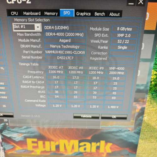 ASGARD  LOKI RGB 16GB 4000MHZ DDR4 RAM 8GB X2