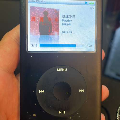 ipod classic 128G SSD + 1800 mah電池