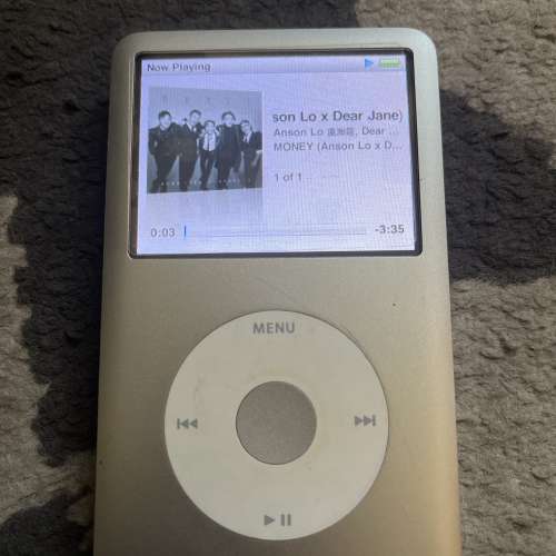 ipod classic 128G SSD + 1800 mah電池