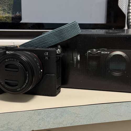 重登 Sony A7C2/ A7CII主機 + 28-60mm 變焦鏡頭套裝 /黑色 小用長放防潮箱, 保至20...