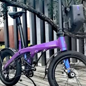 2025 Lidrop 一叮點 pro版 5速16吋碟剎碳纖維折叠車 送前後蛙燈叮叮