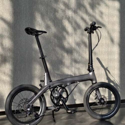 2025 Lidrop 一叮點 pro版 5速16吋碟剎碳纖維折叠車 送前後蛙燈叮叮