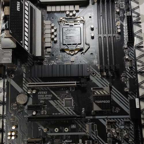 10代 主版 MAG B460 TORPEDO ATX 主版 Socket 1200 ((正版Window10Pro啟動碼))