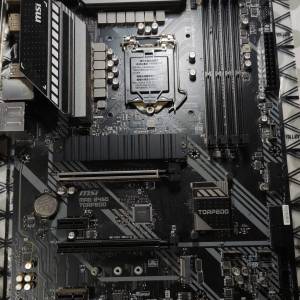 10代 主版 MAG B460 TORPEDO ATX 主版 Socket 1200 ((正版Window10Pro啟動碼))