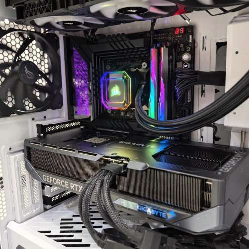 i9 13900KF ROG Z790 Hero GSkill DDR5 7600 32GB 980 Pro 2TB Corasir HX1200 ROG ...