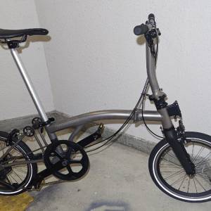 Brompton T Line 鈦合金摺疊單車四速英國小布