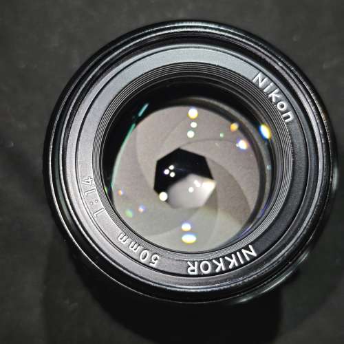 Nikon 50/1.4 AIS 尼康 50mm 50 98%new 對焦環順暢 光圈開合正常 鏡片通透冇花冇霉...