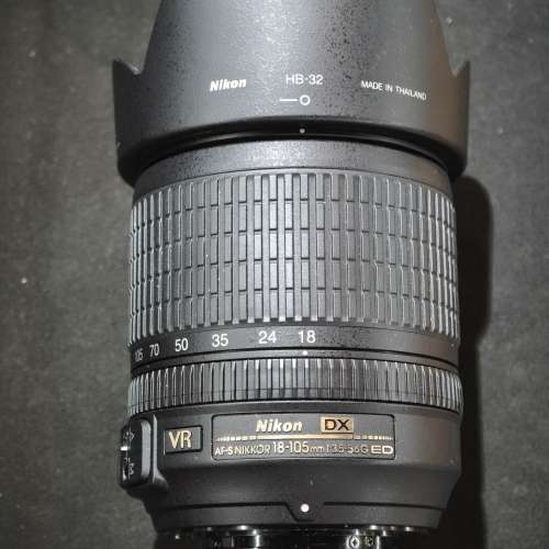 Nikon 18-105 G VR DX AFS AF-S 尼康 18mm 105mm 18 105 冇盒冇單冇證有罩 送filter...