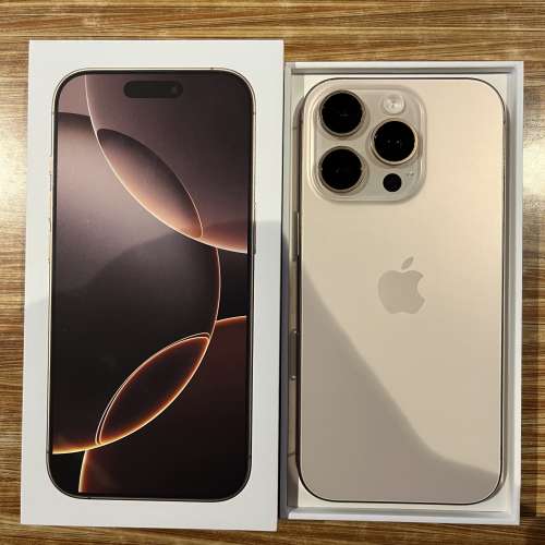 iPhone 16pro 512gb，港行雙卡，金色鈦金屬，電池91，冇修冇拆，所有原是裝，所有功...
