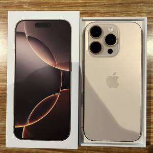 iPhone 16pro 512gb，港行雙卡，金色鈦金屬，電池91，冇修冇拆，所有原是裝，所有功...