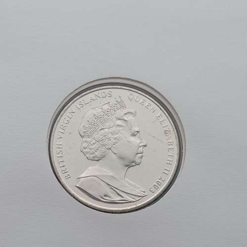 (2003) GOLDEN JUBILEE OF THE CORONATION COMMEMORATIVE COIN WITH STAMP FIRST DAY