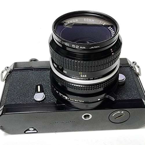 Nikon Nikomat FTN 後期黑機身 Non ai Nikon NIKKOR 50mm F2