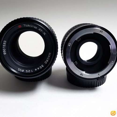 Tokina AT-X MACRO 90mm F2.5 + Macro Extender - 1:1 (少有 Nikon Ai mount)