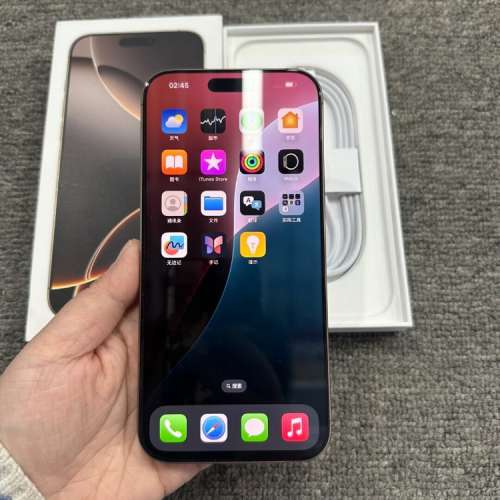 Iphone16 pro max  256G 金色港行，電池健康100%，保修到2025.10.6。