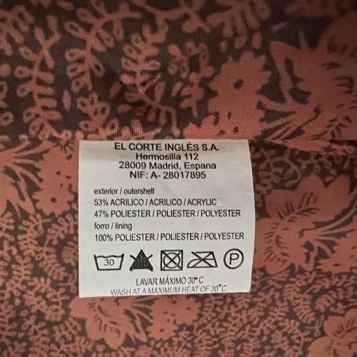 El Corte Ingles faux fur gilet