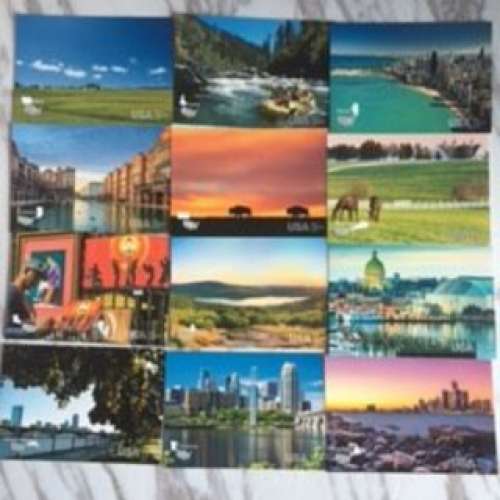 USA postcards