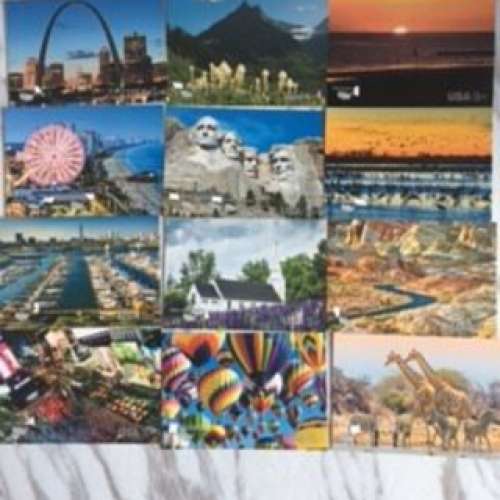 USA postcards