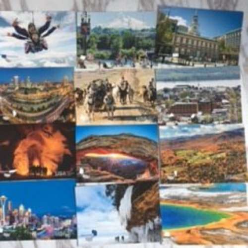 USA postcards
