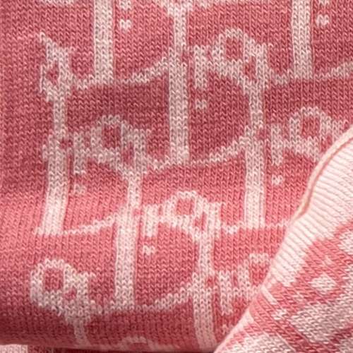 Christian Dior pink wool scarf