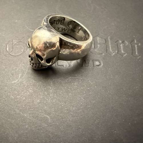 GOOD ART HLYWD Skull ring 純銀 925銀）美國品牌設計師款，細節極重，厚實手感