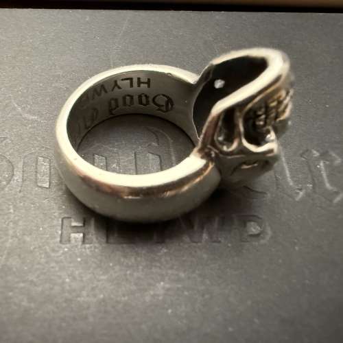 GOOD ART HLYWD Skull ring 純銀 925銀）美國品牌設計師款，細節極重，厚實手感
