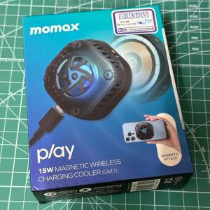 全新 MOMAX Play 磁吸無線充電手機冷卻器 GM1