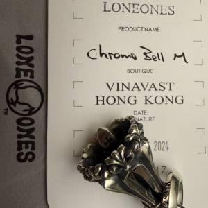 LONEONES Chrome bell Size M pendant, 高品質美國品牌925頸戴飾物