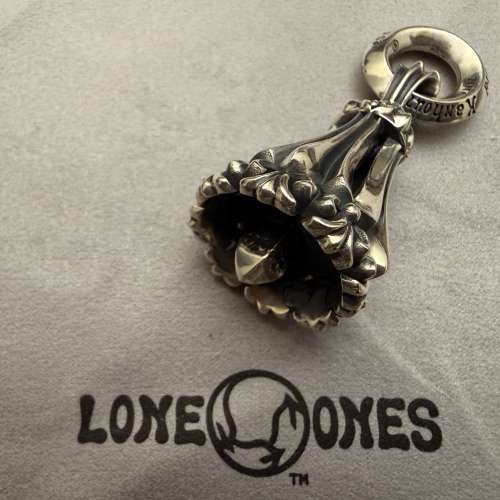 LONEONES Chrome bell Size M pendant, 高品質美國品牌925頸戴飾物