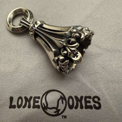 LONEONES Chrome bell Size M pendant, 高品質美國品牌925頸戴飾物