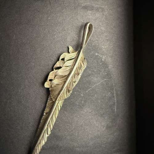 Thinking is important 羽毛925頸帶飾物