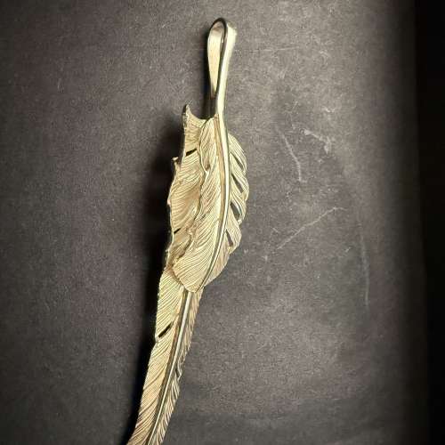 Thinking is important 羽毛925頸帶飾物