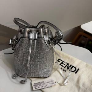 Fendi Mon Tresor Sequin-embellished Bucket Bag