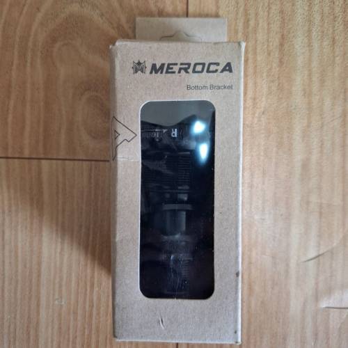 MEROCA螺紋式陶瓷中空一體牙盤培林BB中軸