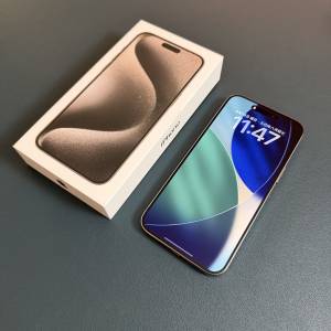 iPhone 15 Pro Max 1TB 原色鈦金屬 香港行貨