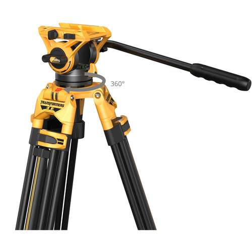 SmallRig AD-01 Heavy-Duty Tripod with Fluid Head (Bumblebee Edition)