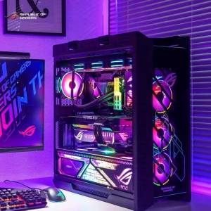 第 10代 Intel® Core™ i7處理器 台式水冷電競RGB 電腦主機，高配16G 記憶體，512...