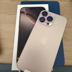 iPhone 16 pro max 沙漠色鈦金屬色 256gb