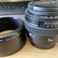 Canon EF 50mm f/1.4 USM with Hood