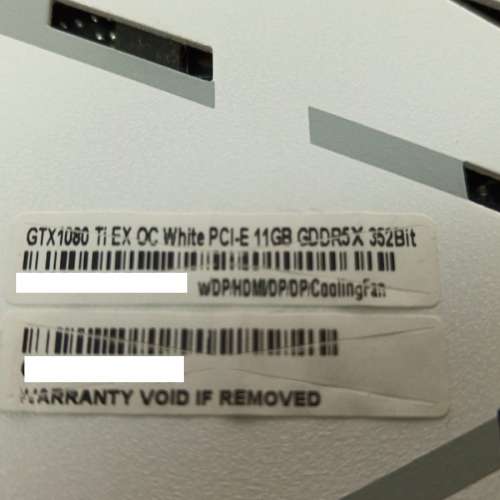 Galax GeForce GTX 1080 Ti EXOC White 11 GB, GDDR5X 顯示卡