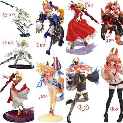 PVC figure 尼祿,玉藻前,玉藻の前,ネロ,セイバー,キャスター