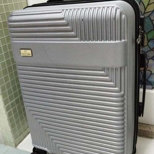 21 吋Polo 銀色萬向輪旅行行李箱18kg all direction travel luggage suitcase